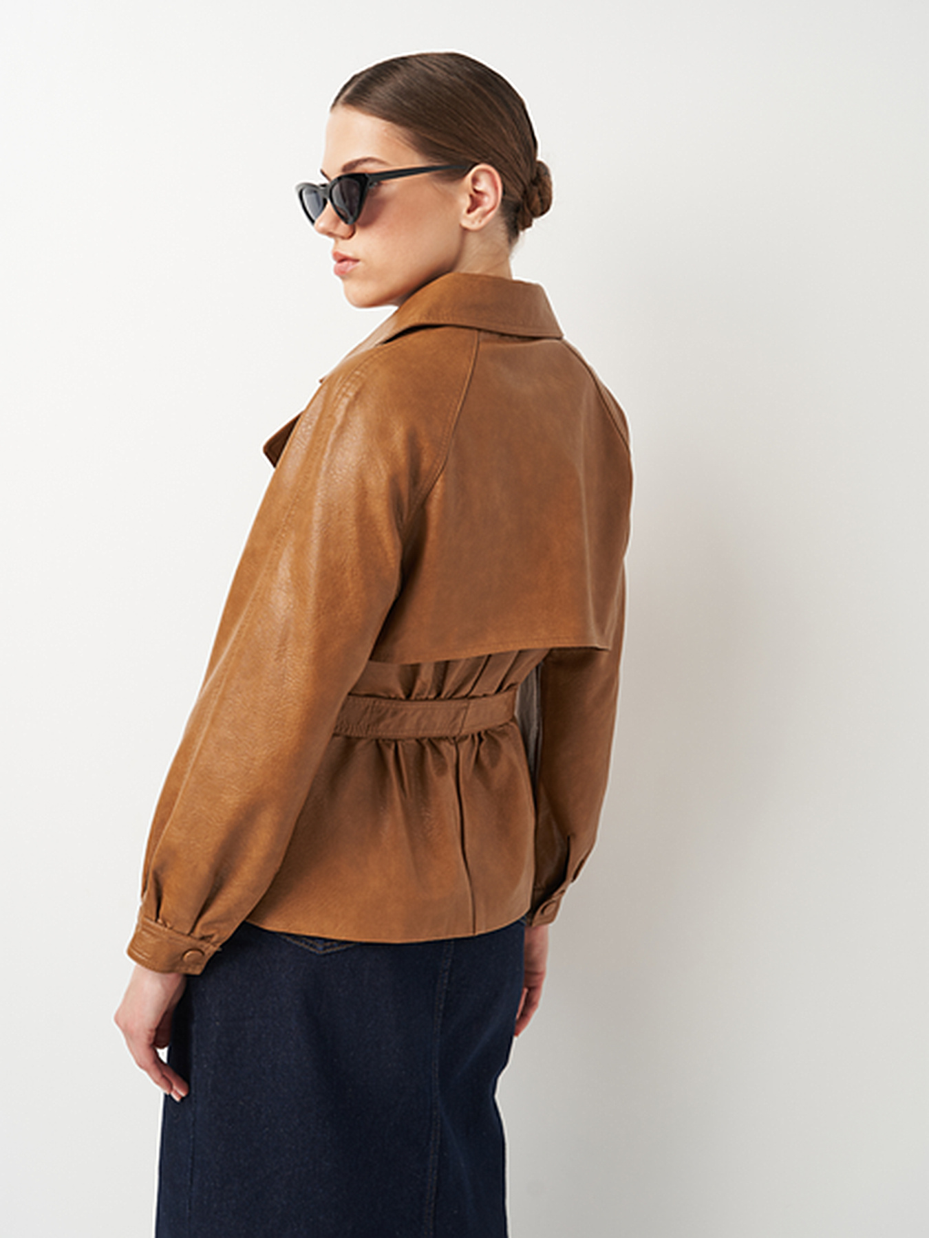 Шкіряна куртка Ricco Grande модель k101009br Фото