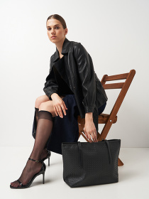 Куртка кожаная Ricco Grande модель k101009bl Фото