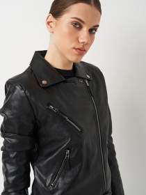 Куртка кожаная Ricco Grande модель k188662bl Фото