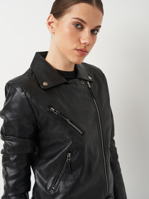 Куртка кожаная Ricco Grande модель k188662bl Фото