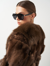 Шуба Ricco Grande модель 1HQ23-YYF23082404Cbr Фото