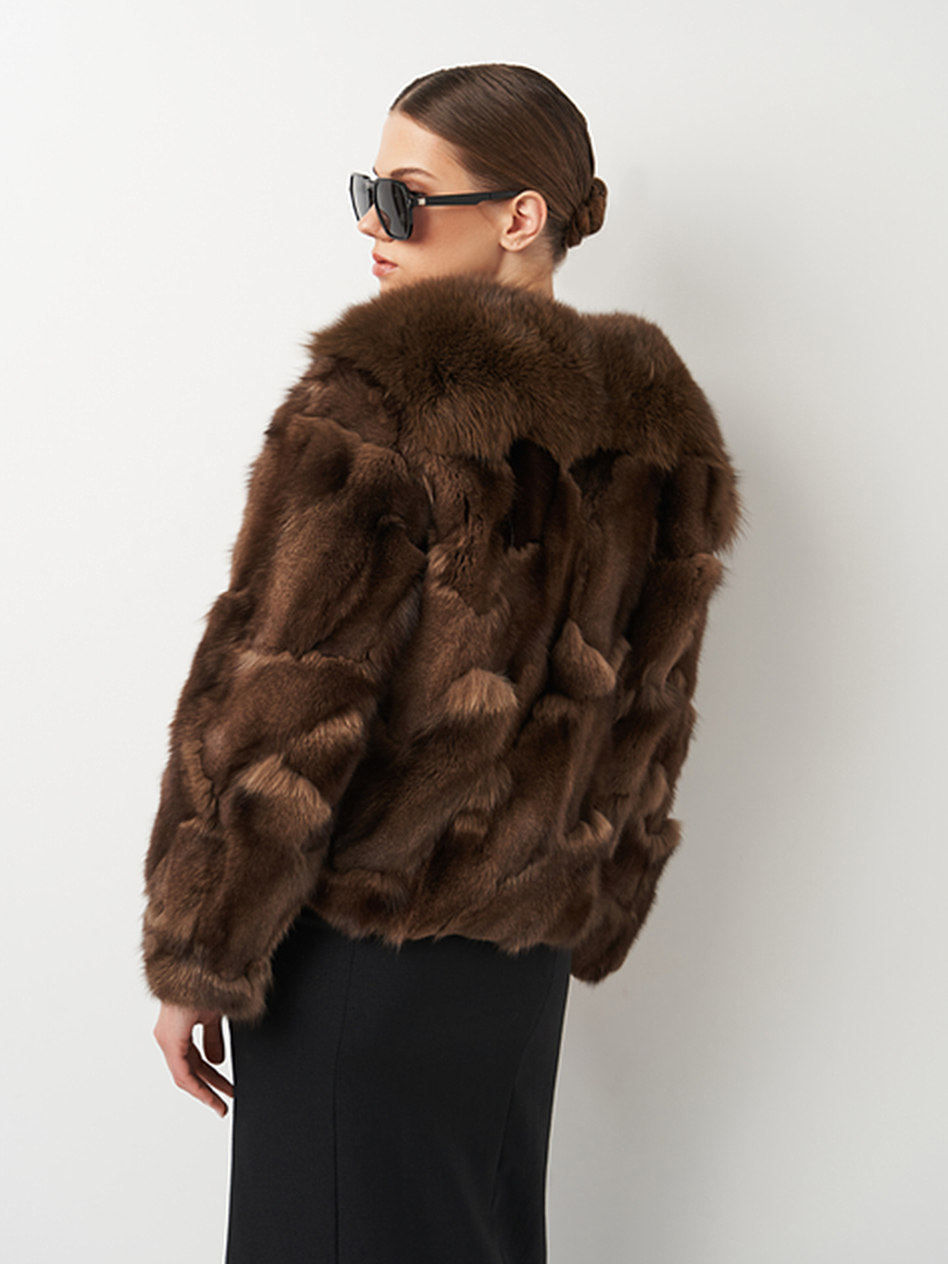 Шуба Ricco Grande модель 1HQ23-YYF23082404Cbr Фото
