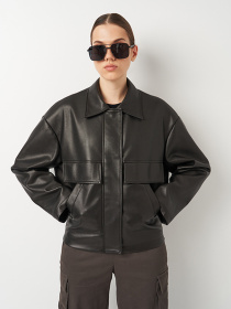 Куртка кожаная Ricco Grande модель 1HQ23-TZY2318A Фото