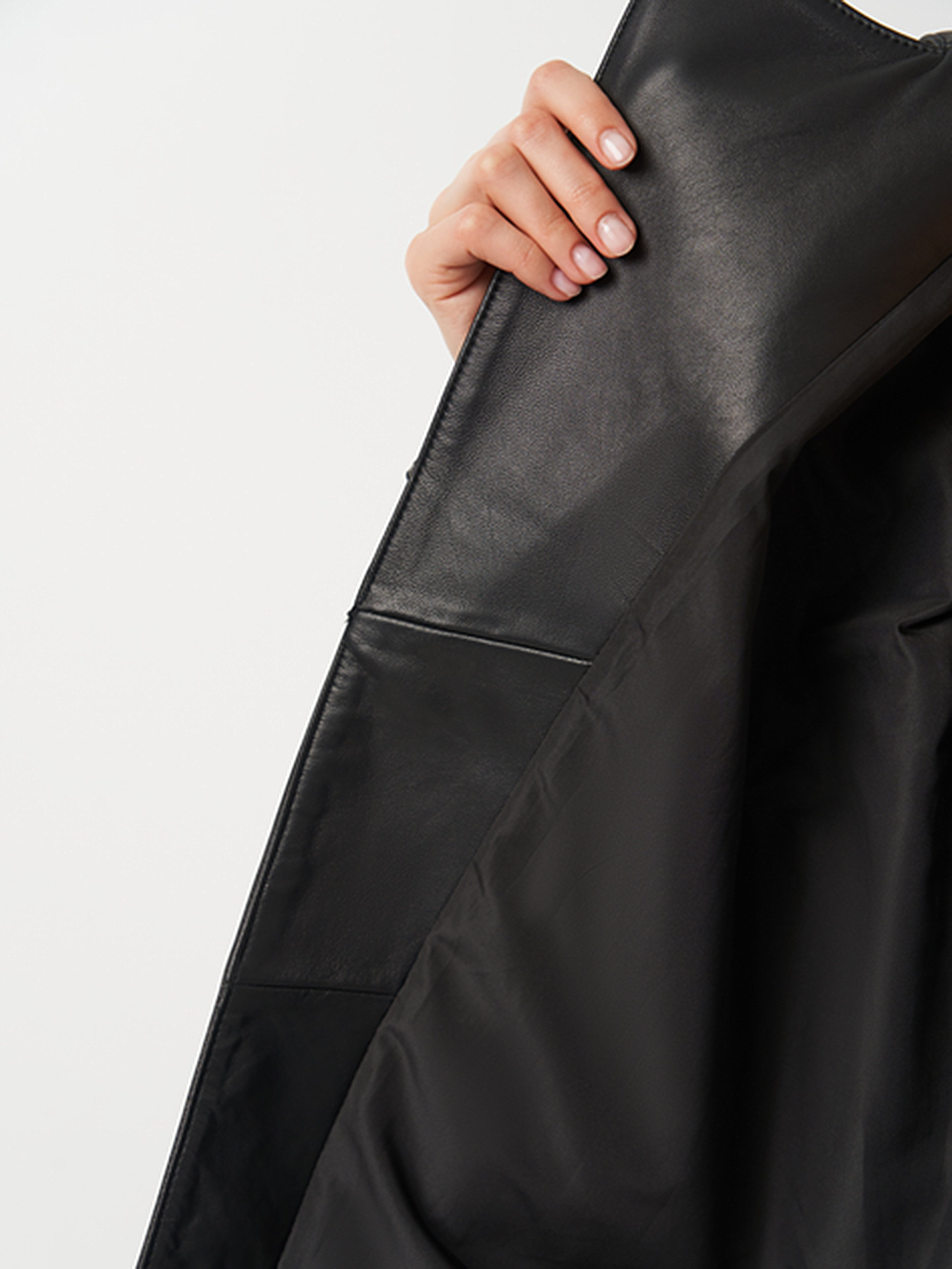 Куртка кожаная Ricco Grande модель 1PDXM23112106A Фото