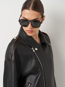 Куртка кожаная Ricco Grande модель 1PDXM23112106A Фото