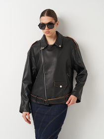 Куртка кожаная Ricco Grande модель 1PDXM23112106A Фото