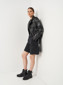 Куртка кожаная Ricco Grande модель 1PDXM23082307A Фото