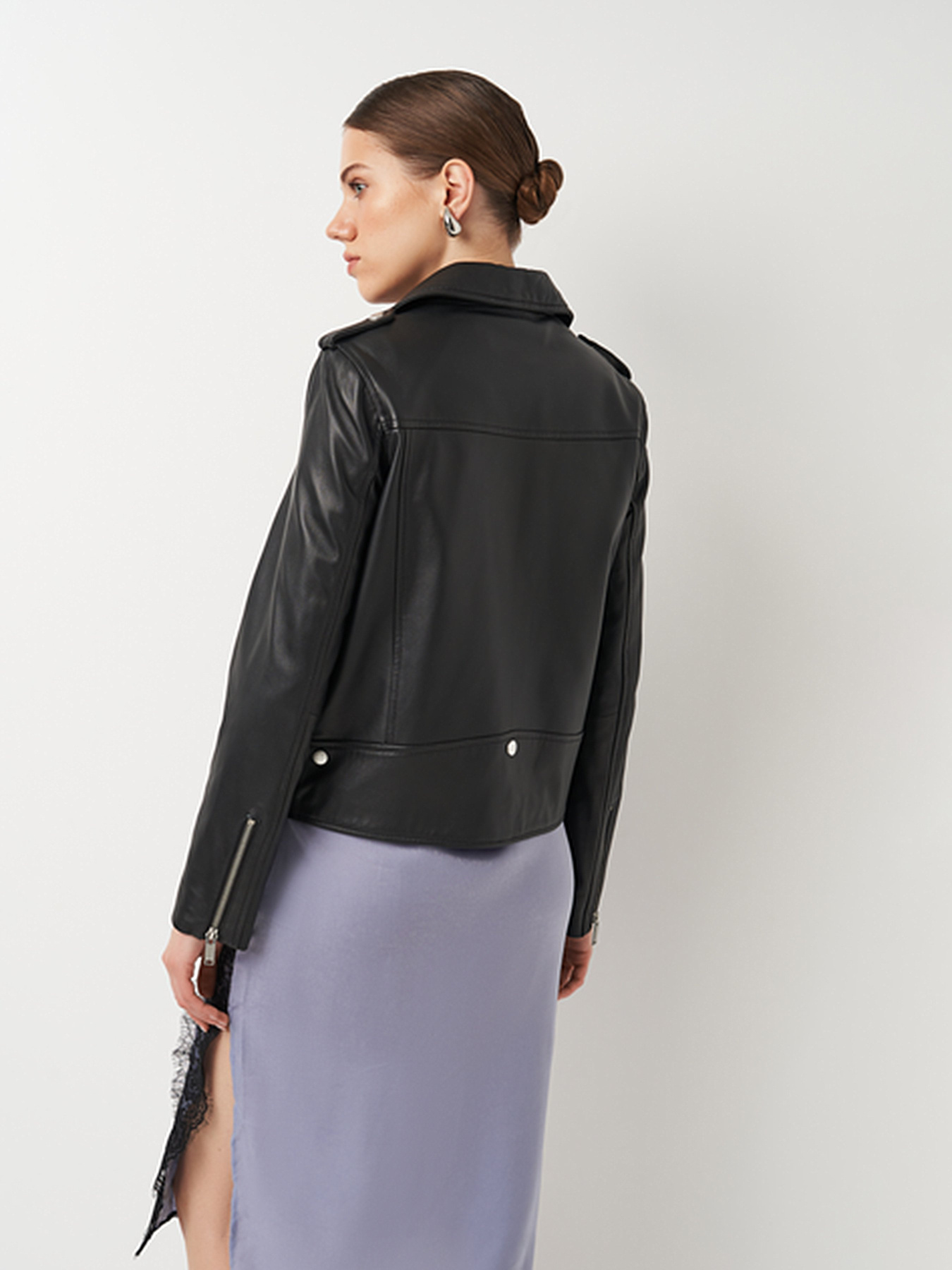 Куртка кожаная Ricco Grande модель 1HDPY230901A Фото