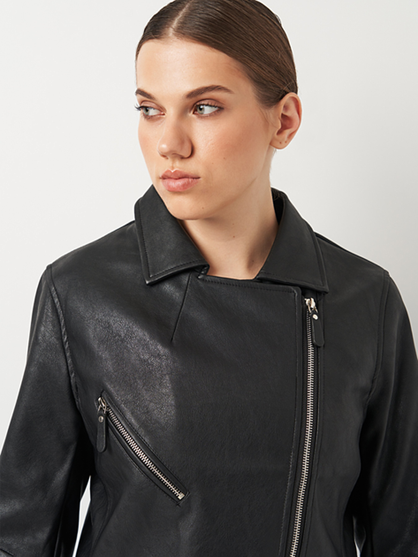 Куртка кожаная Ricco Grande модель k100228bl Фото