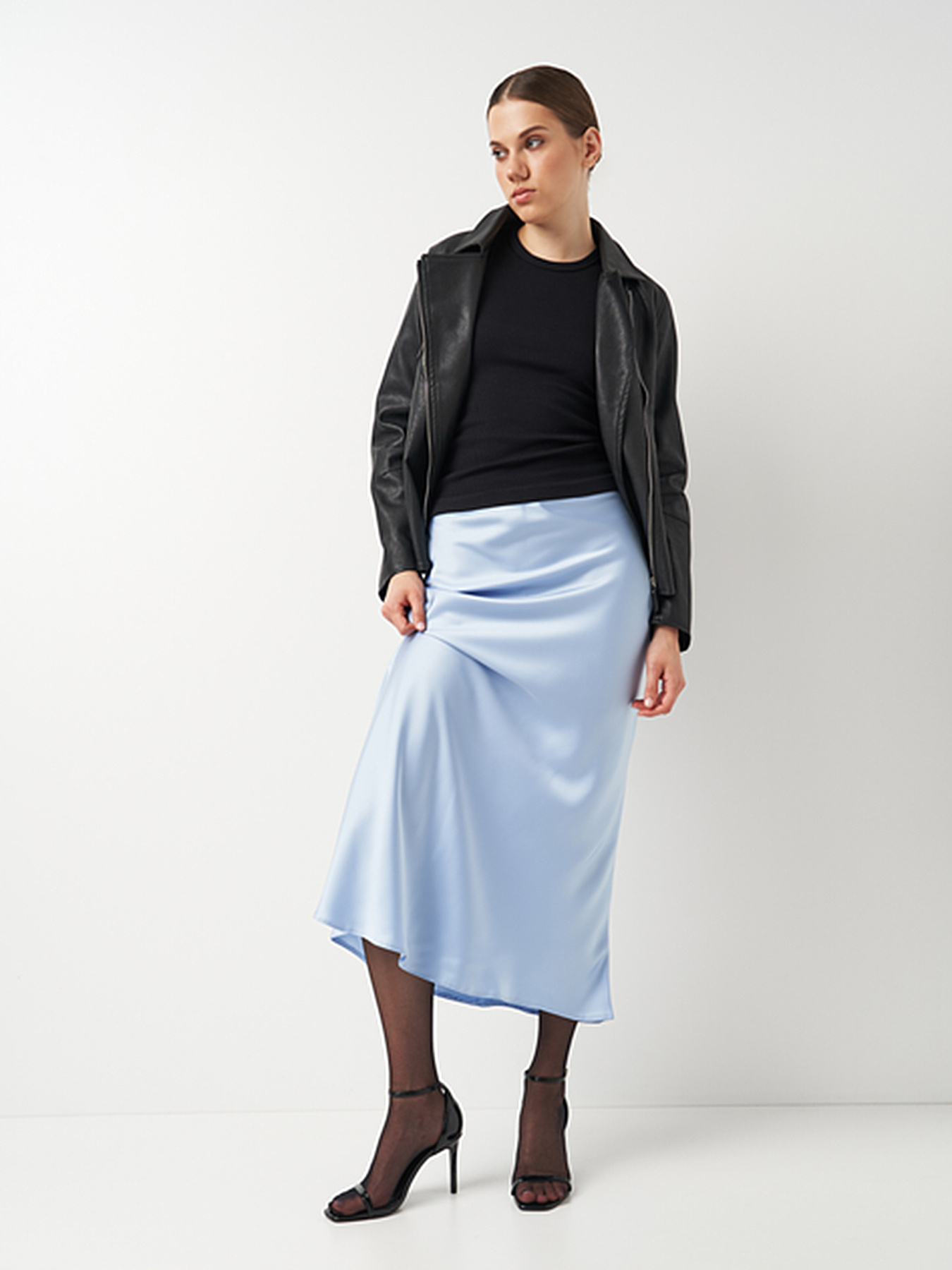 Куртка кожаная Ricco Grande модель k100228bl Фото