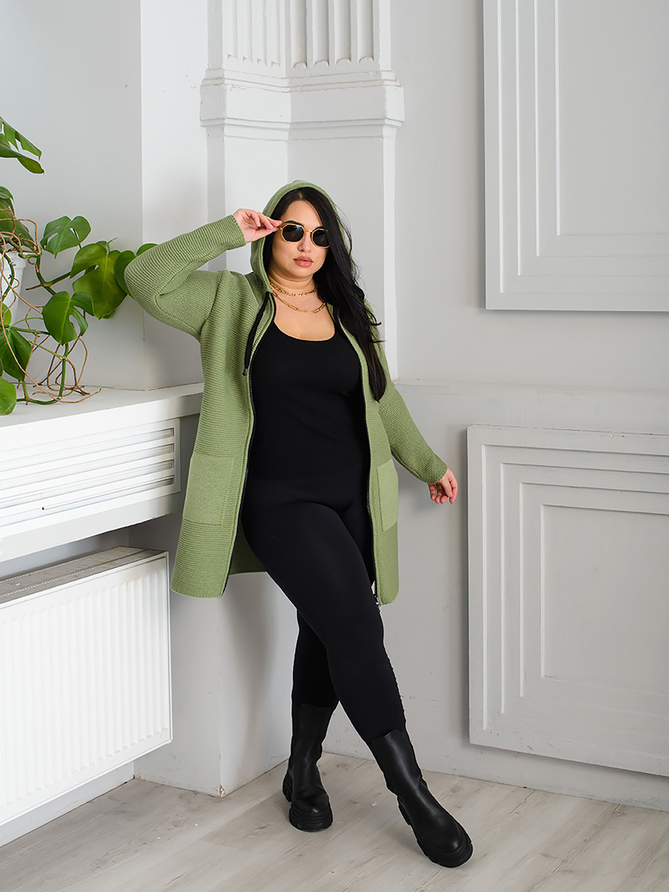 Кардиган SVTR модель 4425GreenCRDSVTR Фото