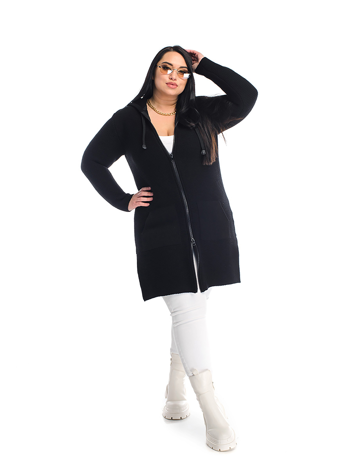 Кардиган SVTR модель 4425BlackCRDSVTR Фото