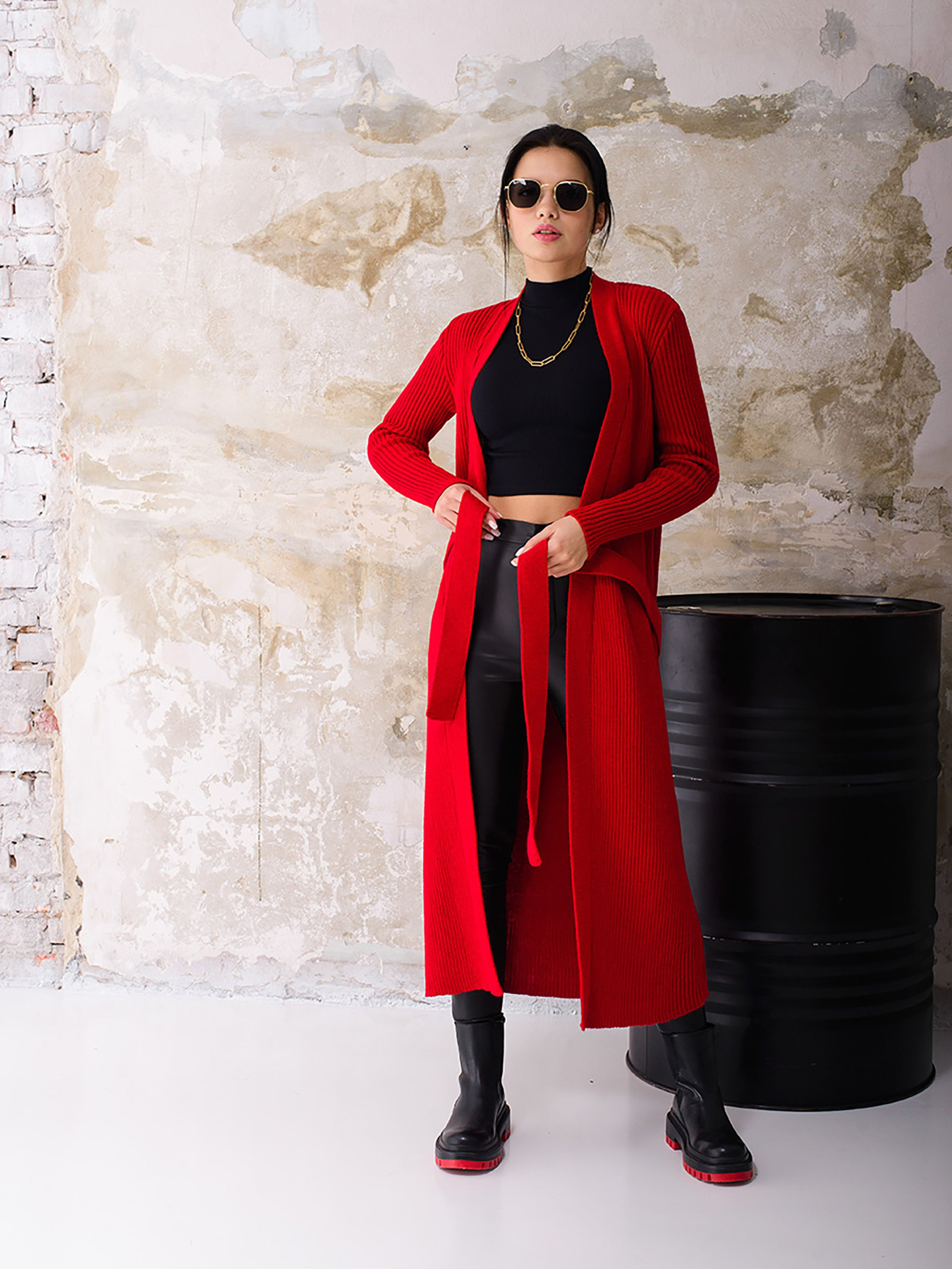 Кардиган SVTR модель 407RedCRDSVTR Фото