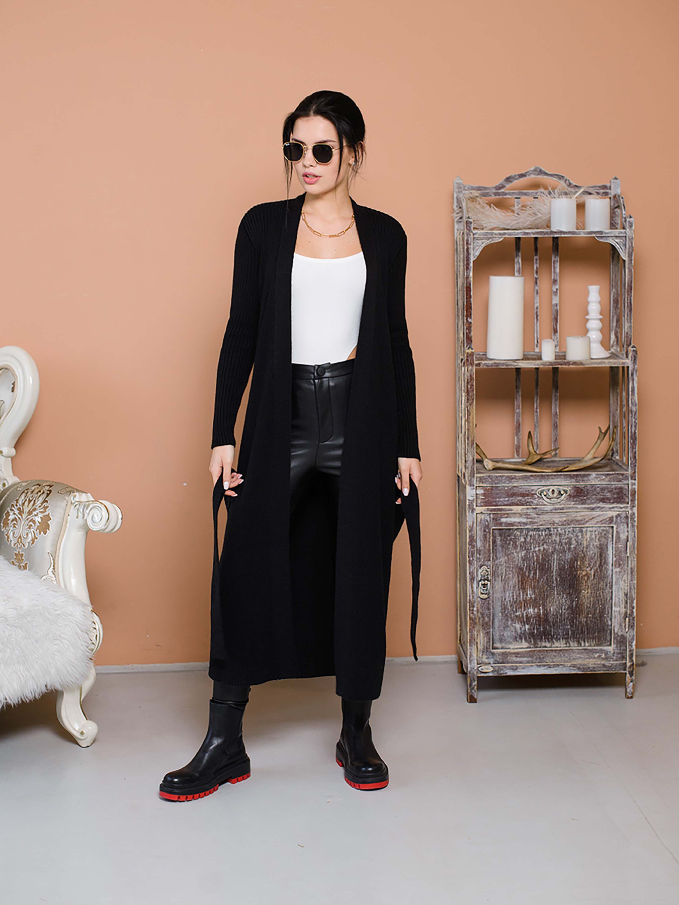 Кардиган SVTR модель 407BlackCRDSVTR Кардиган SVTR модель 407BlackCRDSVTR Фото