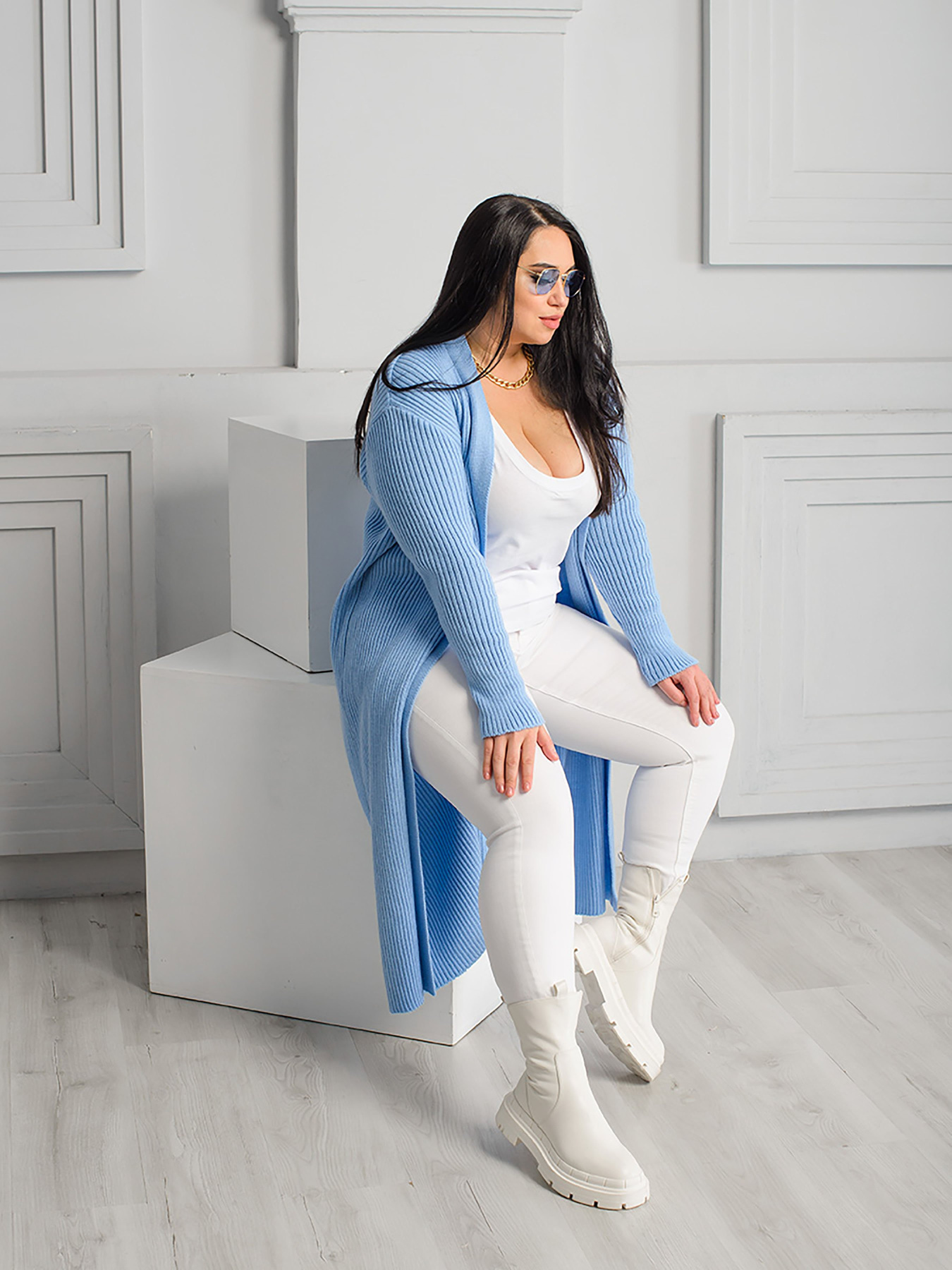 Кардиган SVTR модель 4407BlueCRDSVTR Фото