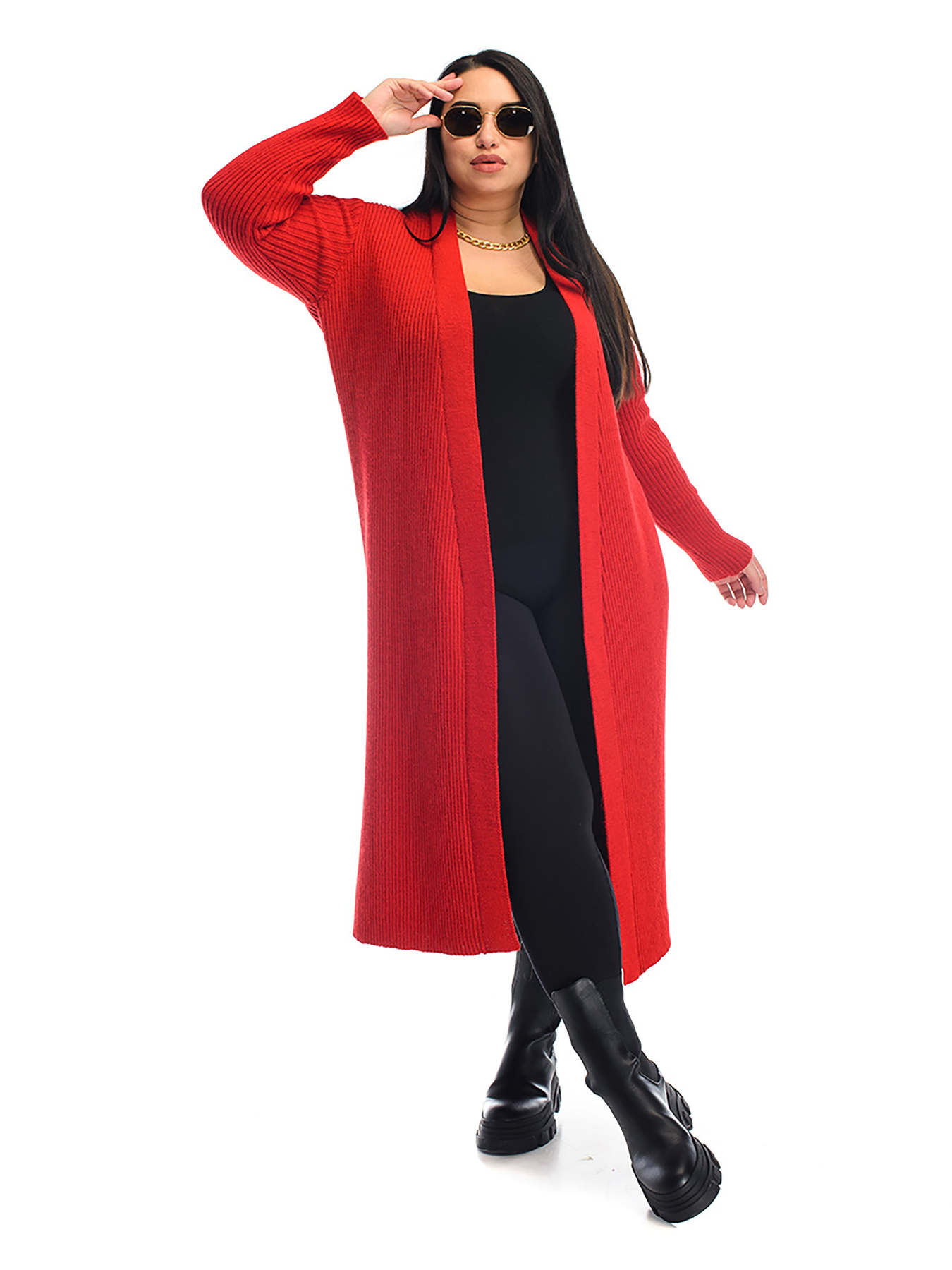 Кардиган SVTR модель 4407RedCRDSVTR Фото