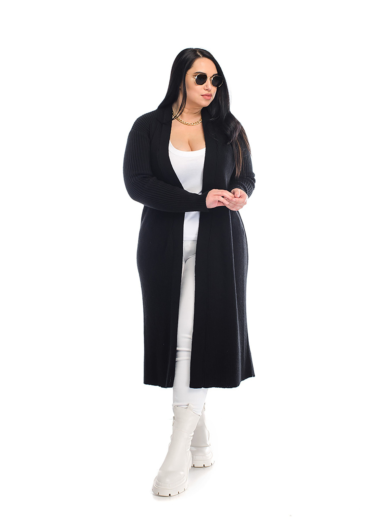 Кардиган SVTR модель 4407BlackCRDSVTR Фото