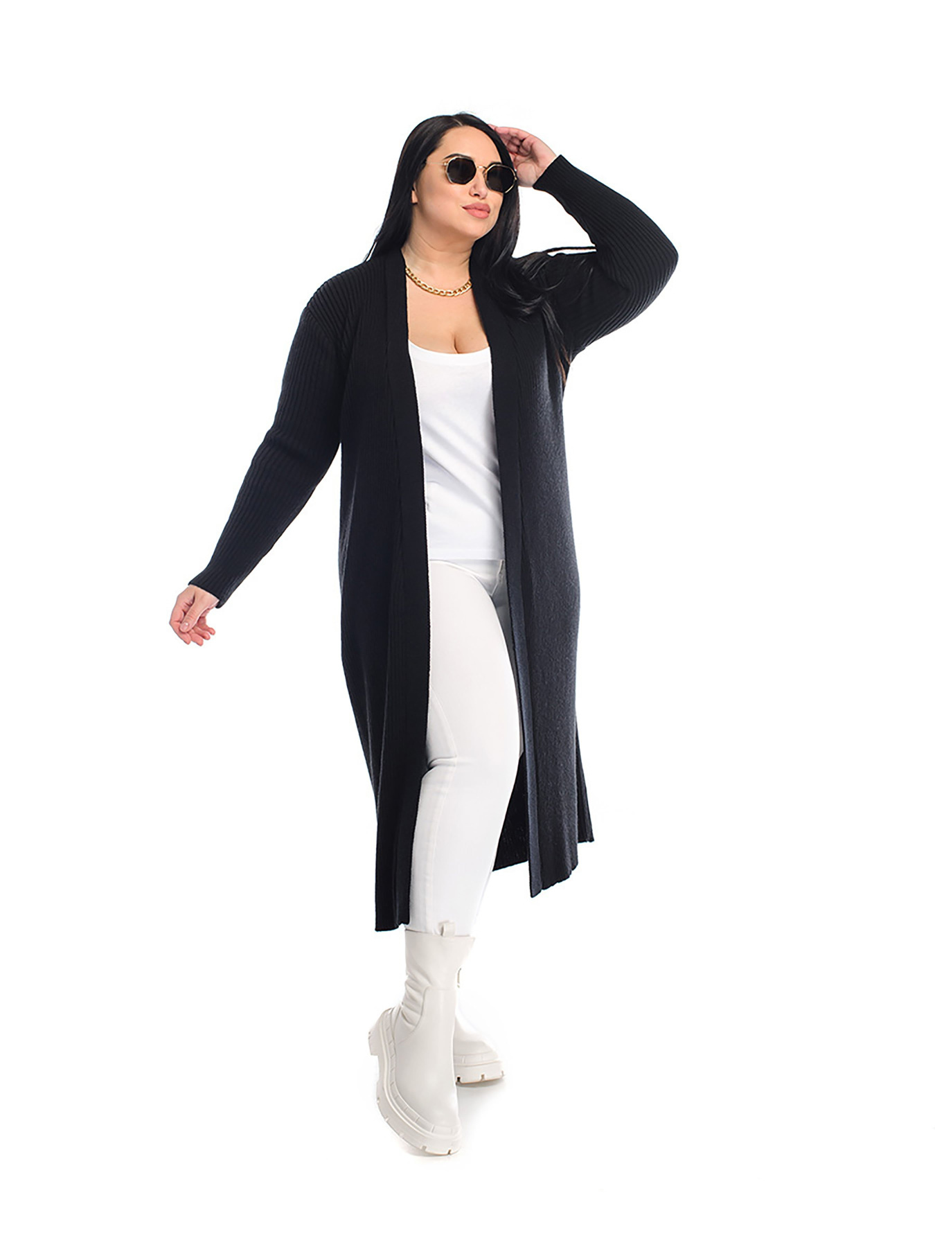 Кардиган SVTR модель 4407BlackCRDSVTR Фото