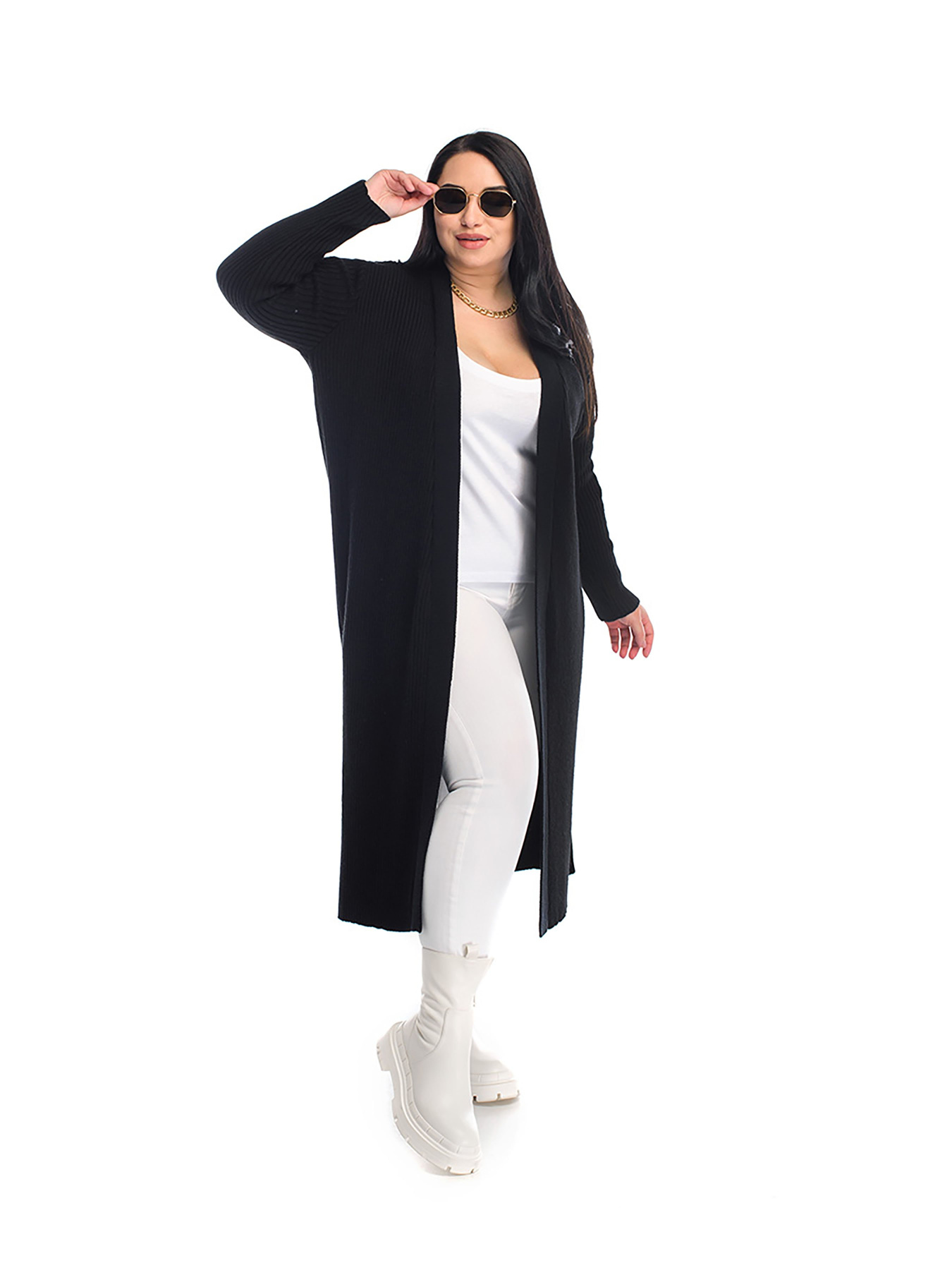 Кардиган SVTR модель 4407BlackCRDSVTR Фото