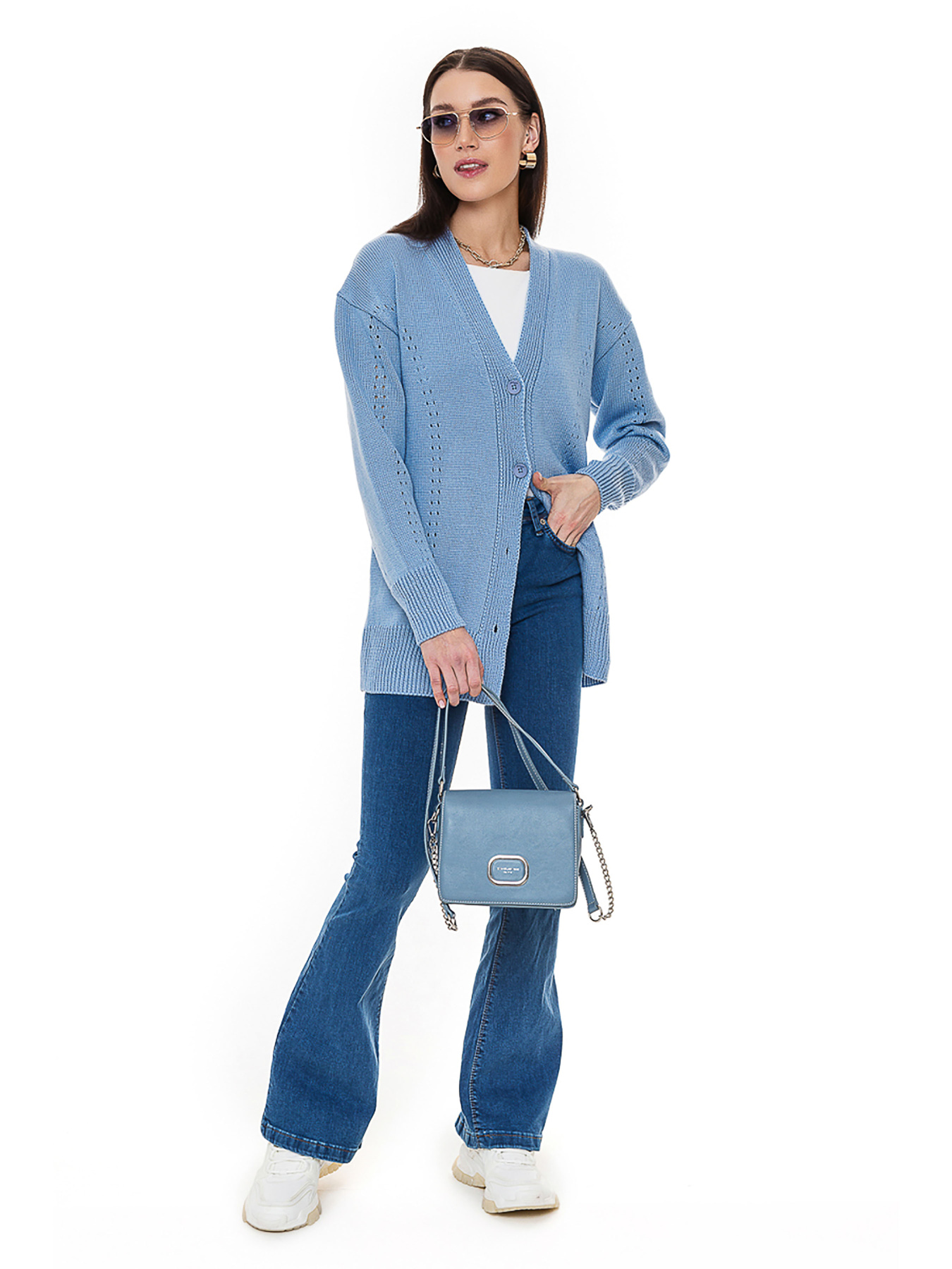 Кардиган SVTR модель 439BlueCRDSVTR Кардиган SVTR модель 439BlueCRDSVTR Фото