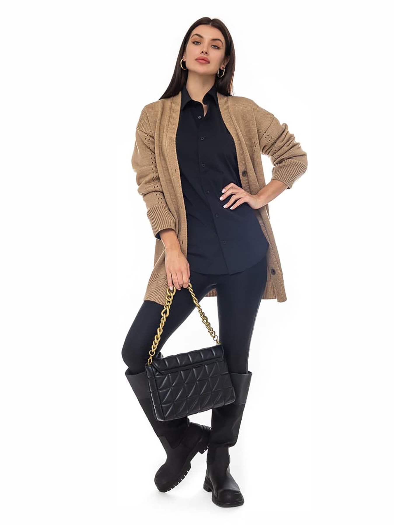 Кардиган SVTR модель 439CappuccinoCRDSVTR Кардиган SVTR модель 439CappuccinoCRDSVTR Фото