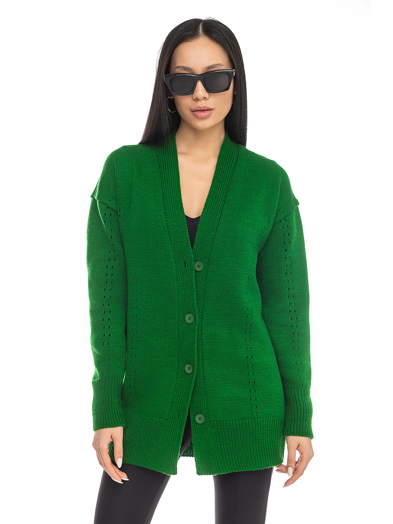 Кардиган SVTR модель 439GreenCRDSVTR Фото