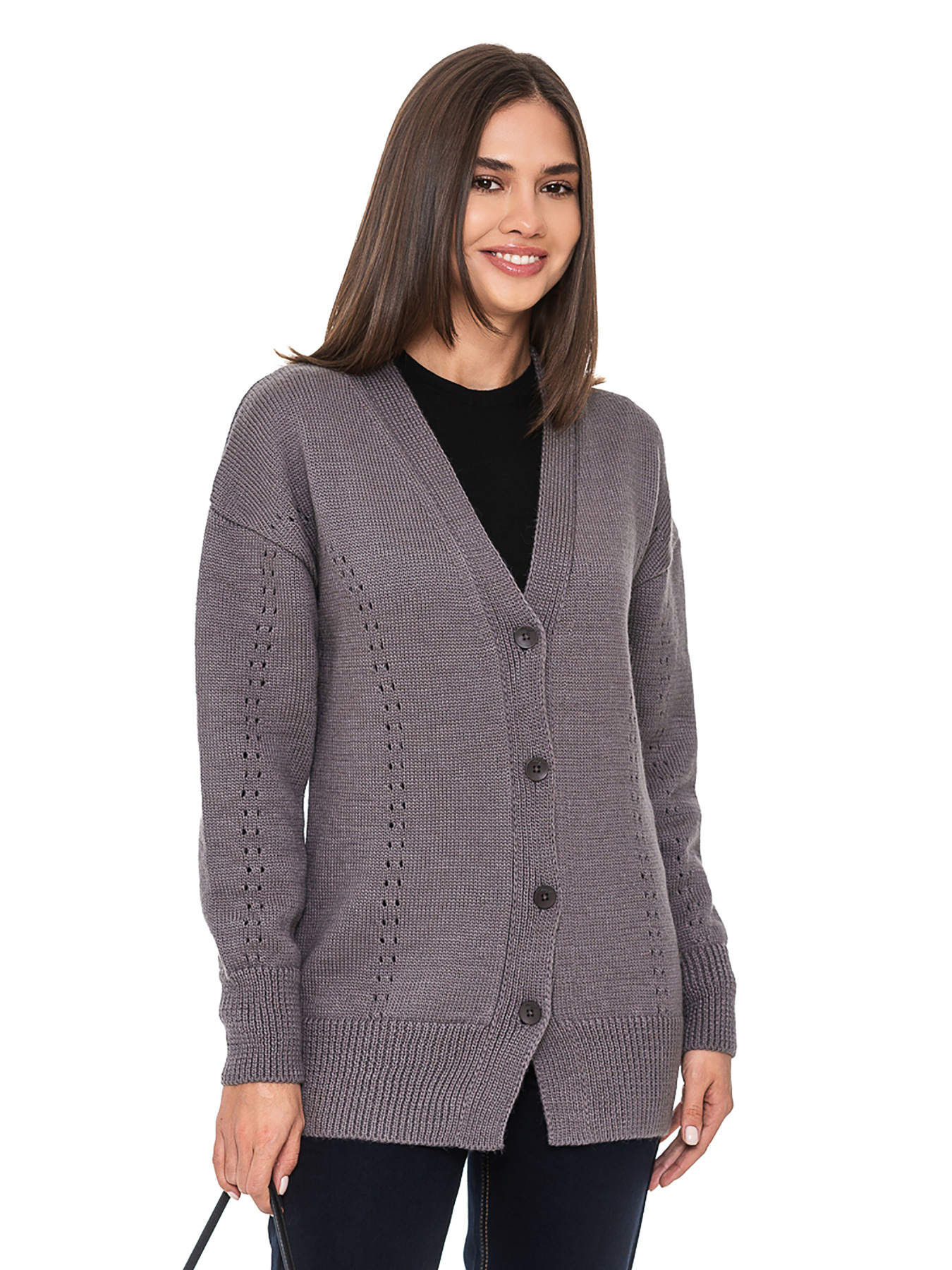 Кардиган SVTR модель 439GrayCRDSVTR Фото