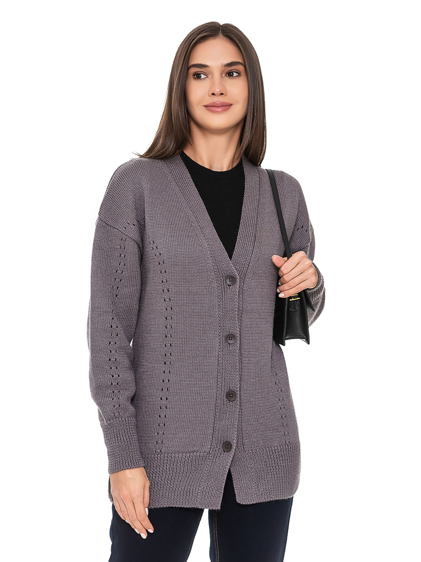Кардиган SVTR модель 439GrayCRDSVTR Фото