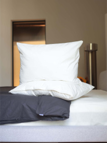 Комплект постельного белья с ткани Ранфорс цвет Серый с молочным BedclozZzes модель 3946-4 Комплект постельного белья с ткани Ранфорс цвет Серый с молочным BedclozZzes модель 3946-4 Фото