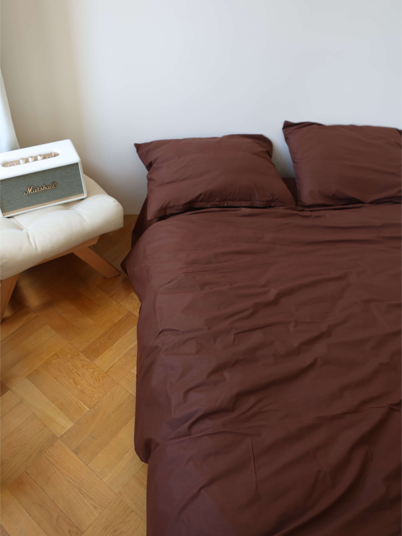 Комплект постельного белья с ткани Ранфорс цвет Шоколадная BedclozZzes модель 11768 Фото