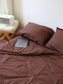 Комплект постельного белья с ткани Ранфорс цвет Шоколадная BedclozZzes модель 11768 Фото