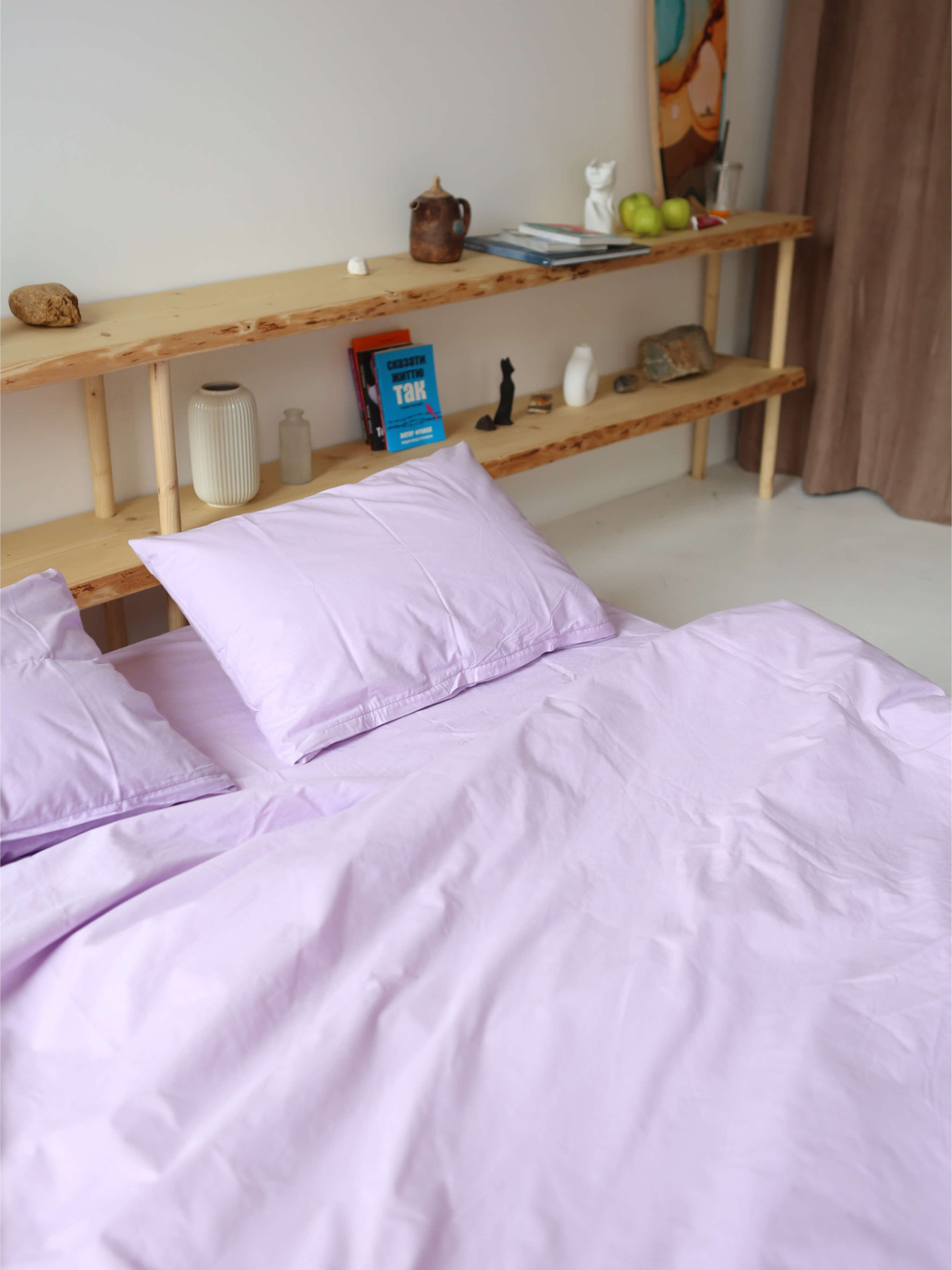 Комплект постільної білизни з тканини Ранфорс колір Фіалковий BedclozZzes модель 12986 Фото