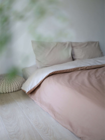 Комплект постельного белья с ткани Ранфорс цвет Карамельно-бежевый BedclozZzes модель 12552 Комплект постельного белья с ткани Ранфорс цвет Карамельно-бежевый BedclozZzes модель 12552 Фото