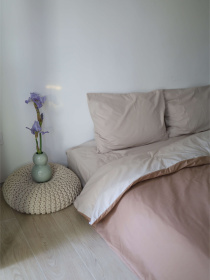 Комплект постельного белья с ткани Ранфорс цвет Карамельно-бежевый BedclozZzes модель 12552 Комплект постельного белья с ткани Ранфорс цвет Карамельно-бежевый BedclozZzes модель 12552 Фото