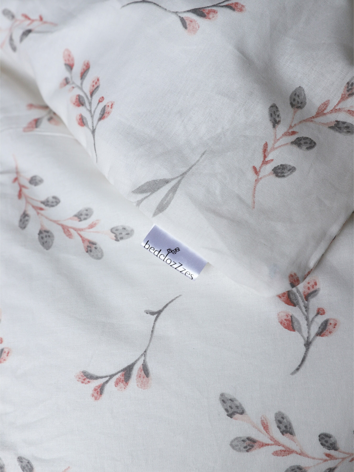 Комплект постільної білизни з тканини Ранфорс колір Оливкове листя з однотонним BedclozZzes модель 15691-1-1 Фото