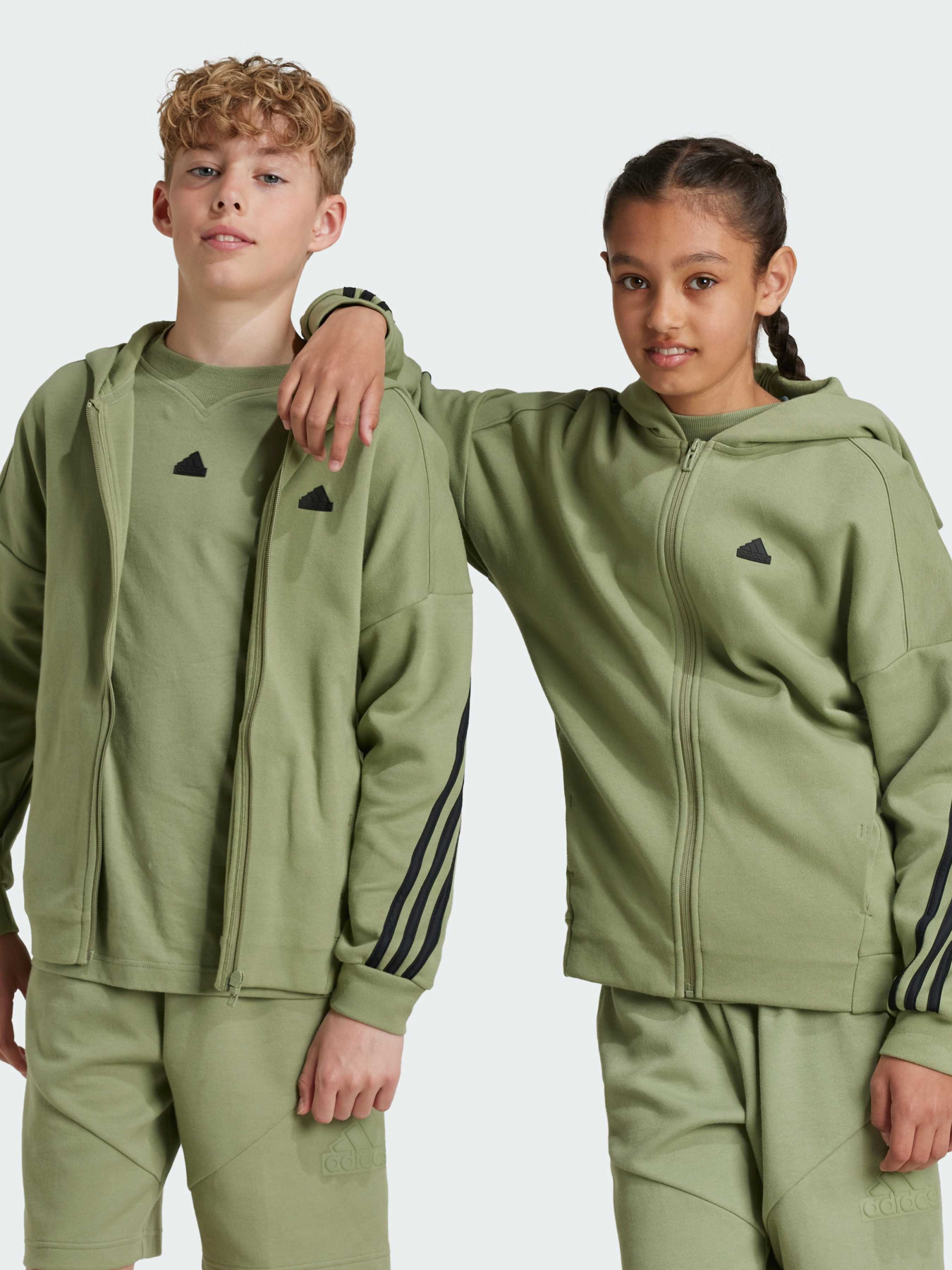 Кофта Adidas 3 Stripes модель JH3601 Фото