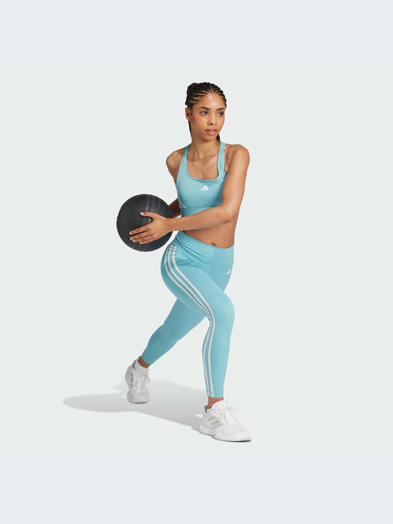 Топ спортивный Adidas 3 Stripes модель IY7703 Фото