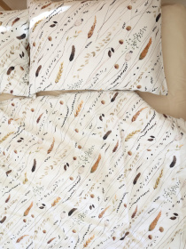 Комплект постельного белья с ткани Сатин цвет Пшеничное поле BedclozZzes модель 13766 Фото