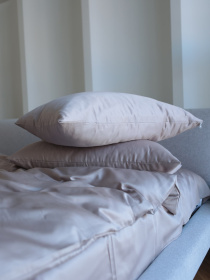 Комплект постельного белья с ткани Сатин цвет Мокко BedclozZzes модель 15563 Фото