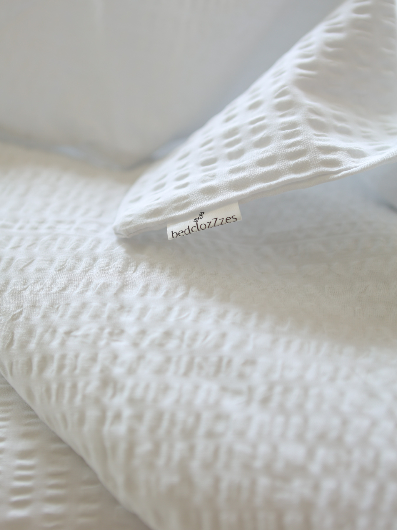 Комплект постельного белья с ткани Хлопок цвет "Белый" BedclozZzes модель 12937 Фото