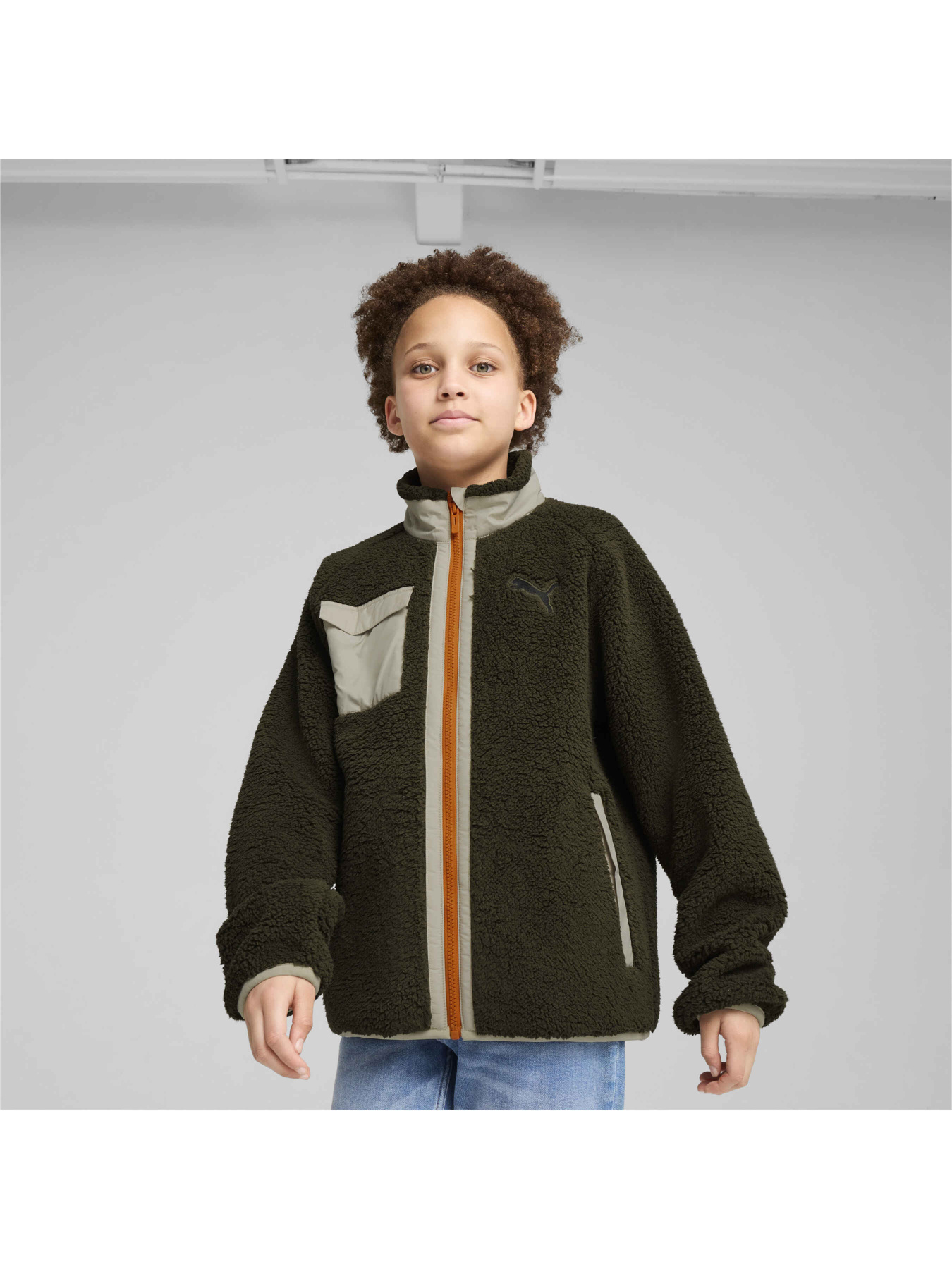 Демисезонная куртка PUMA Hybrid Sherpa Jacket модель 626504 Фото