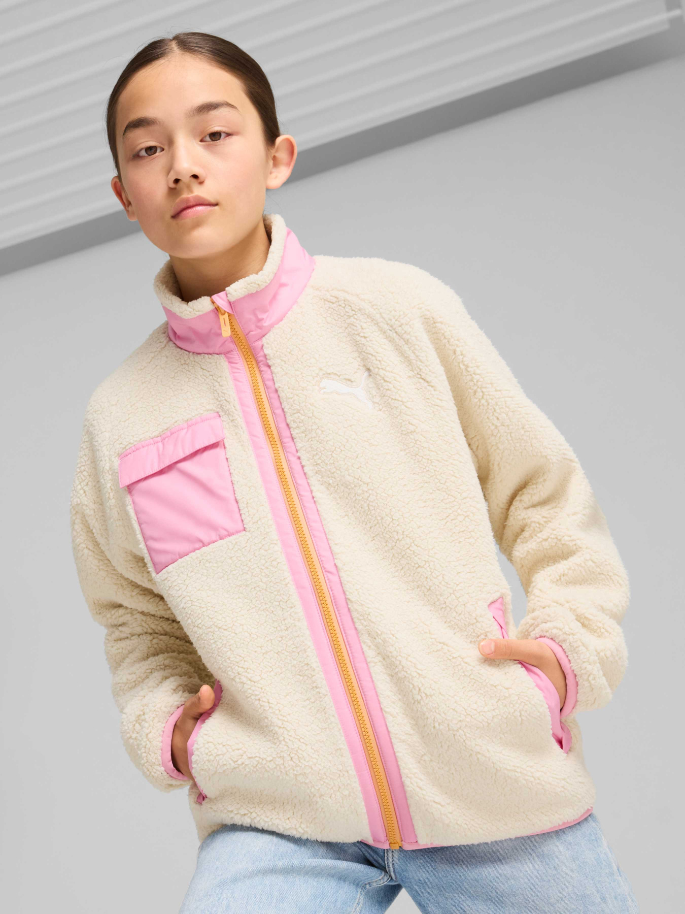 Демісезонна куртка PUMA Hybrid Sherpa Jacket модель 626504 Фото