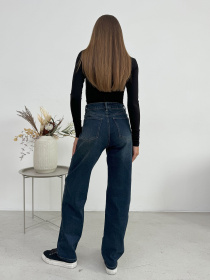 Широкие джинсы ISSA Plus модель WN20-646_темно_синий Фото