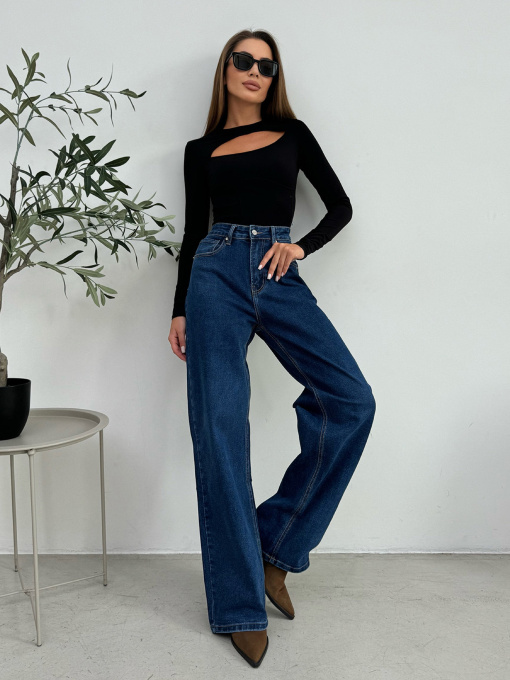 Прямые джинсы ISSA Plus модель WN20-650_синий Фото