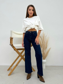 Прямі джинси ISSA Plus модель WN20-645_синий Прямі джинси ISSA Plus модель WN20-645_синий Фото