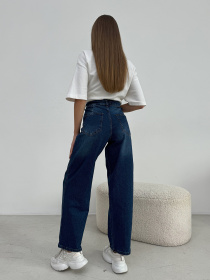 Прямі джинси ISSA Plus модель WN20-653_синий Фото