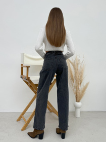 Прямые джинсы ISSA Plus модель WN20-653_серый Фото