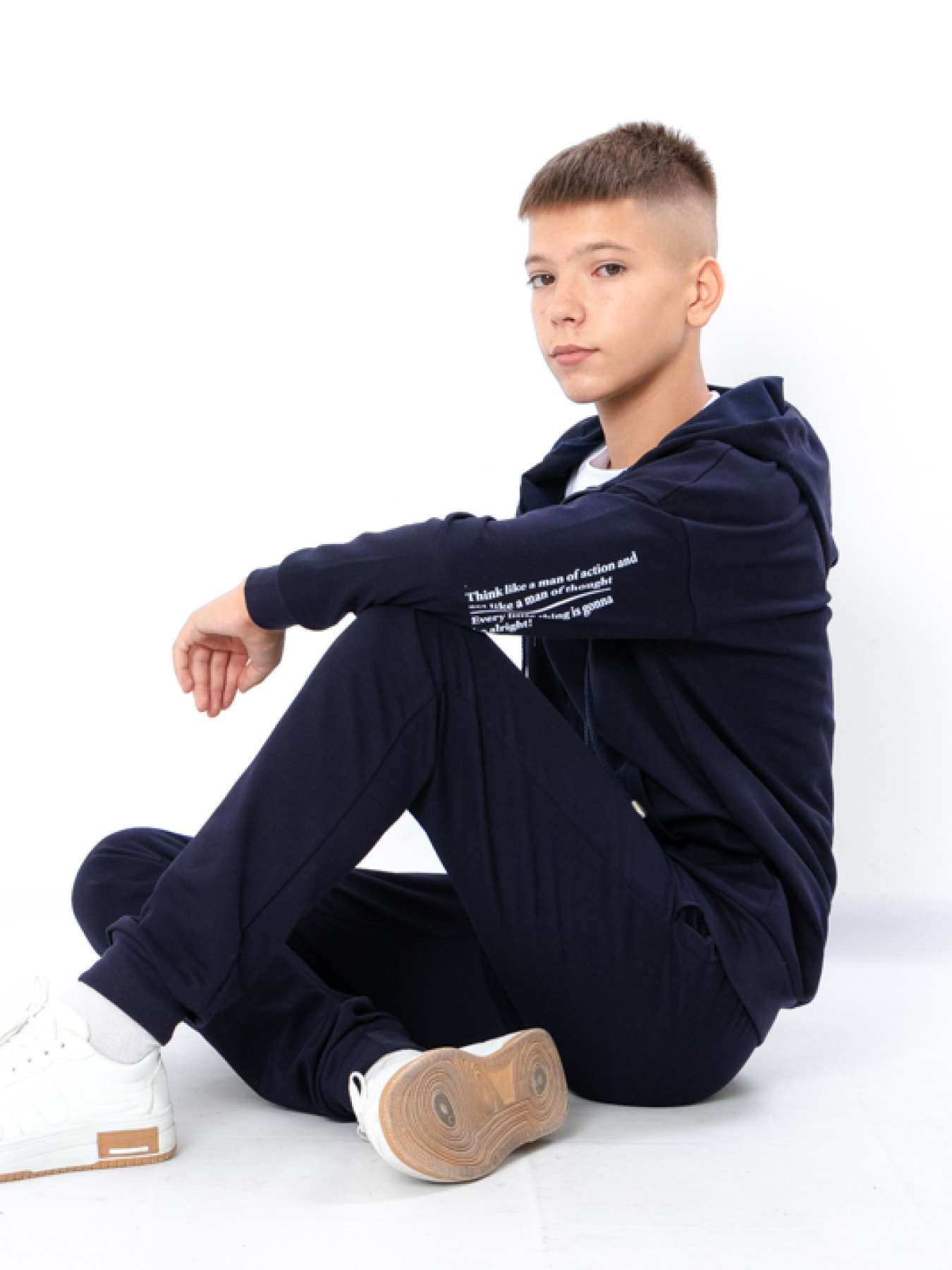 Повседневный костюм Носи своє модель 6421-057-33-chornilxno-sinj Повседневный костюм Носи своє модель 6421-057-33-chornilxno-sinj Фото