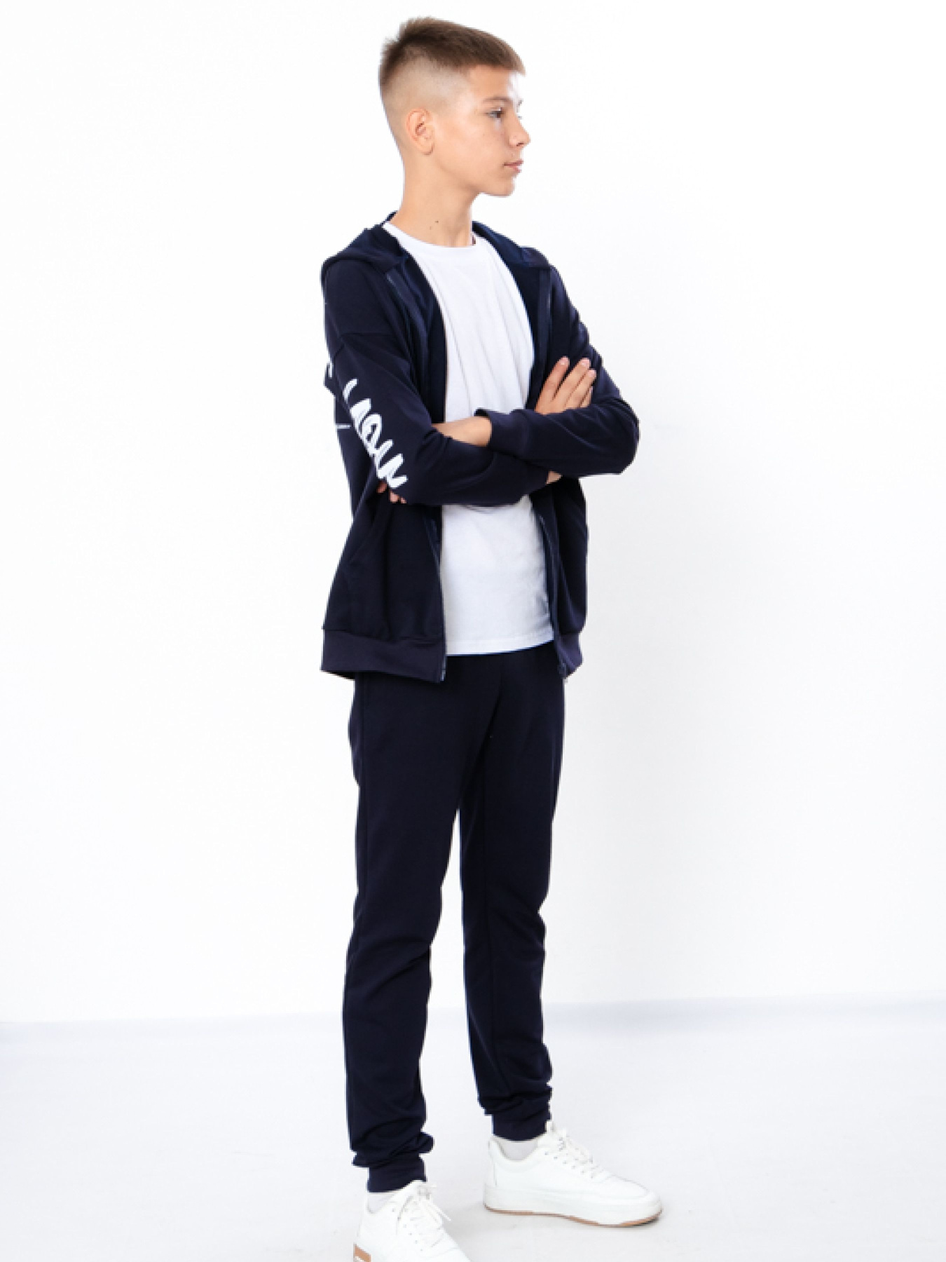 Повседневный костюм Носи своє модель 6421-057-33-chornilxno-sinj Повседневный костюм Носи своє модель 6421-057-33-chornilxno-sinj Фото