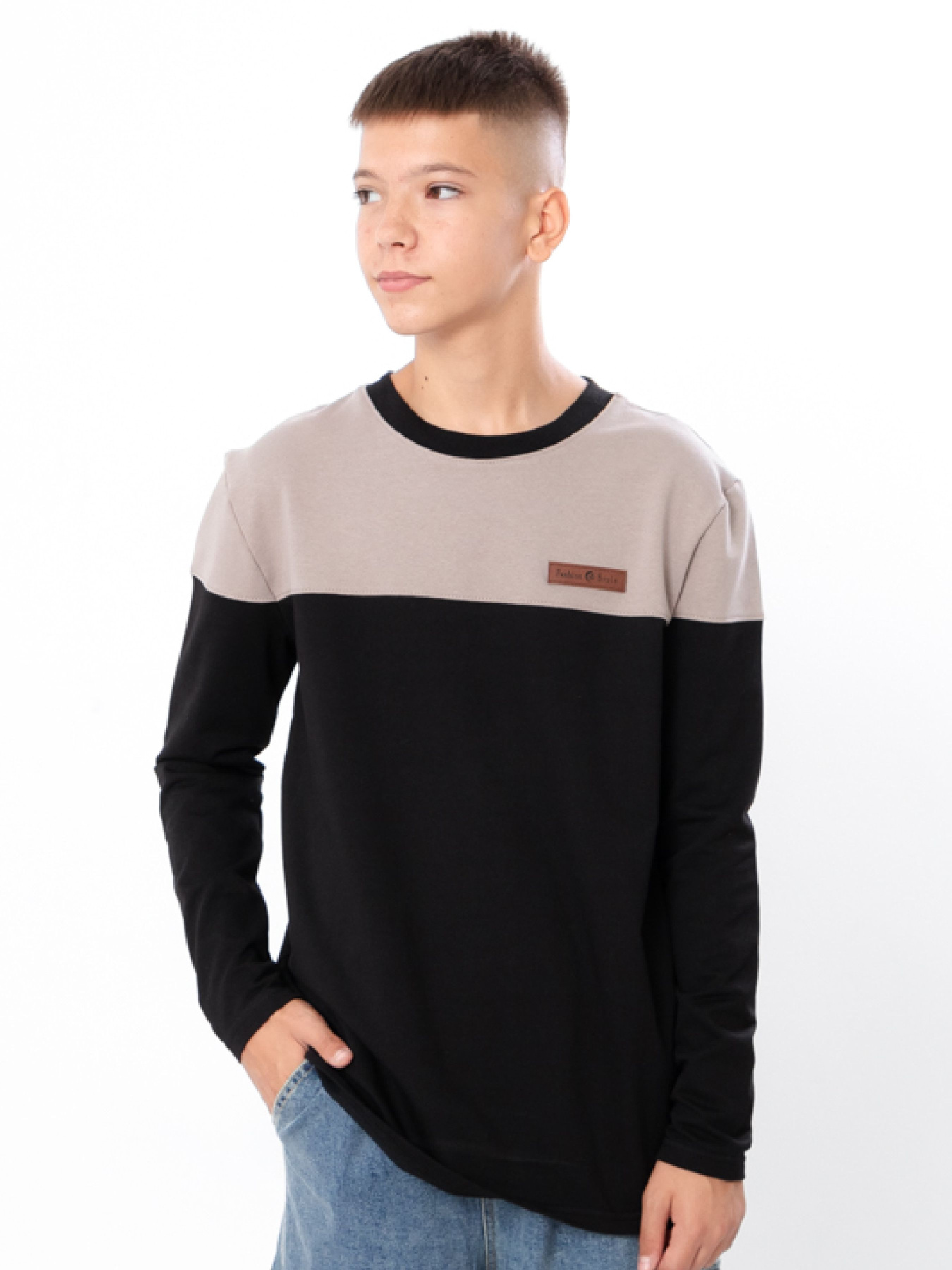 Лонгслів Носи своє модель 6387-057-svtlij-mokko Фото